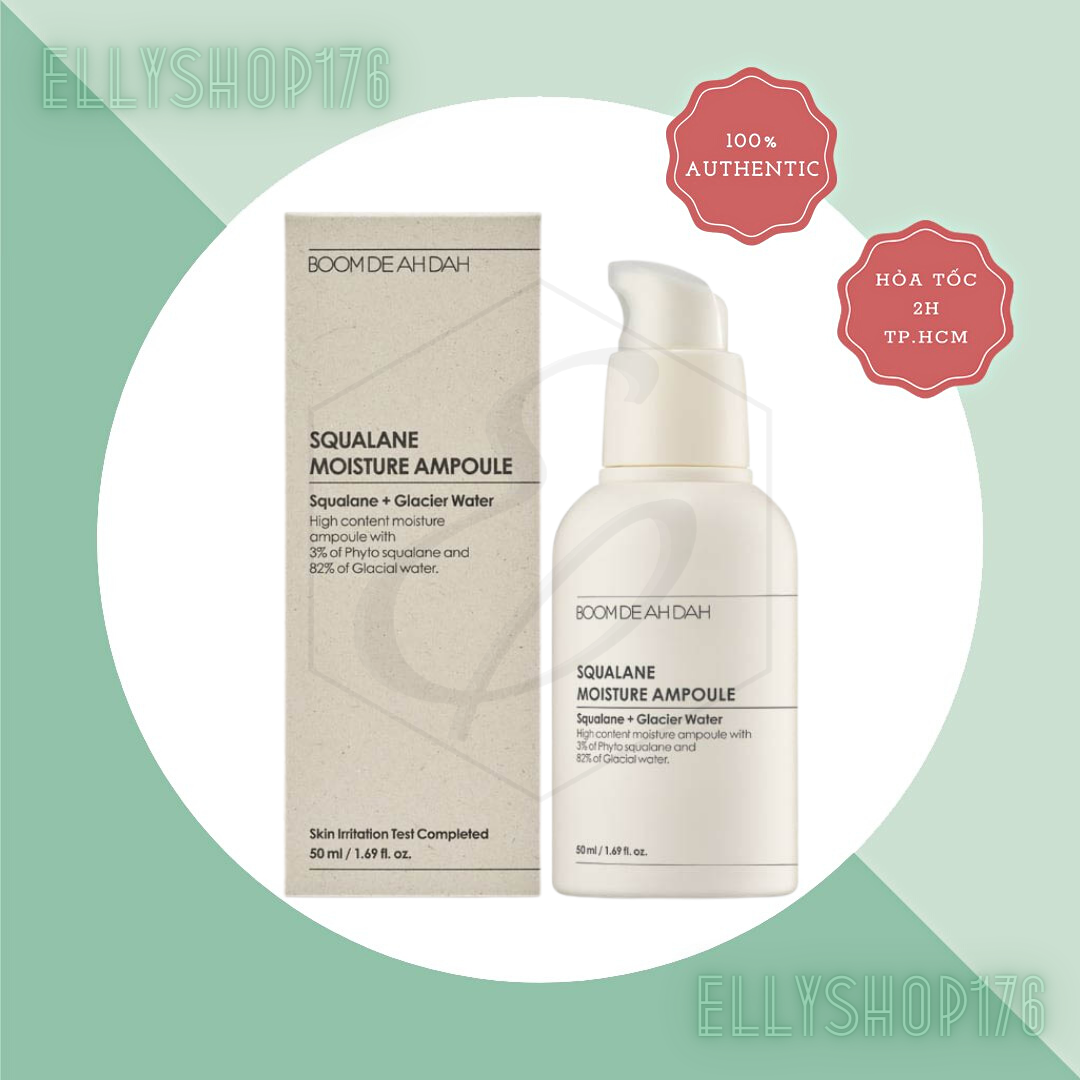 Tinh chất Boom De Ah Dah Squalane Moisture Ampoule 50ml